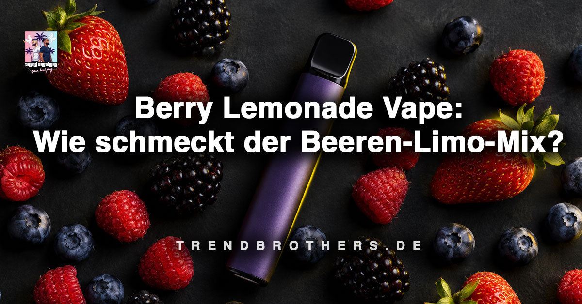 Berry Lemonade Vape: wie schmeckt der Beeren-Limo-Mix?