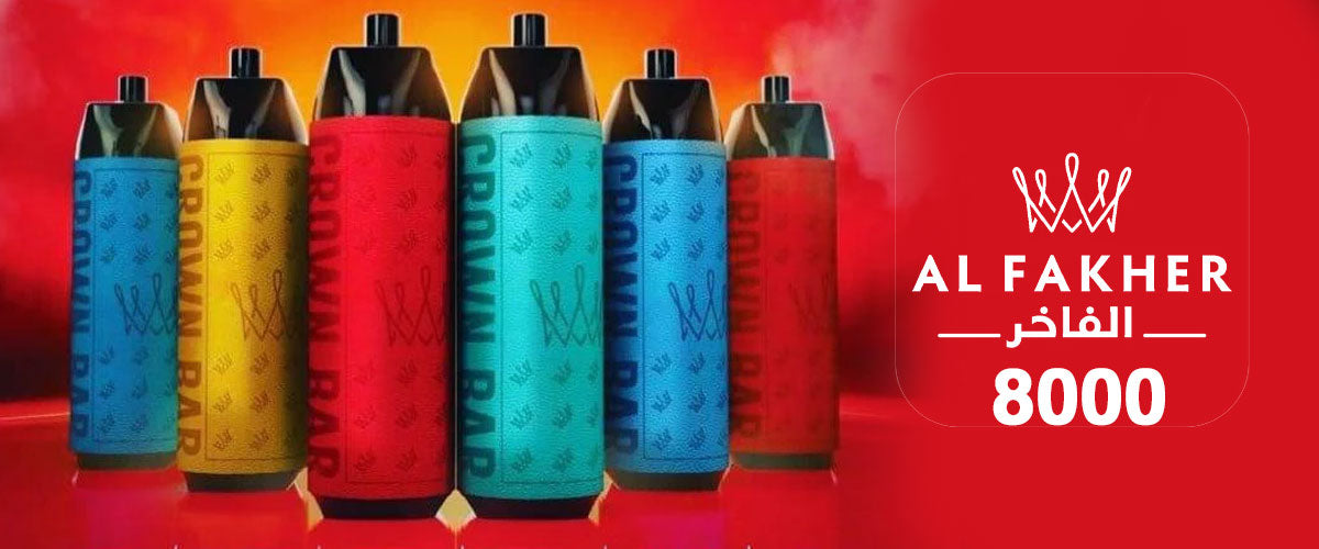 Al Fakher 8000 kaufen – Crown Bar Vape Test, Sorten & Legalität 2026