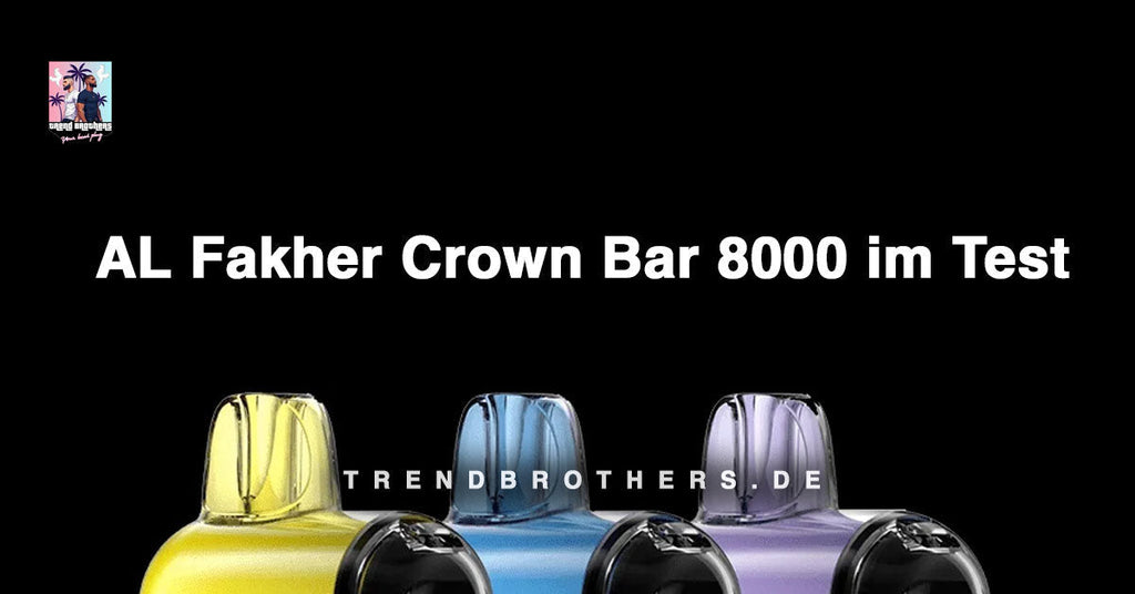 AL Fakher Crown Bar 8000 im Test: die Shisha-Vape