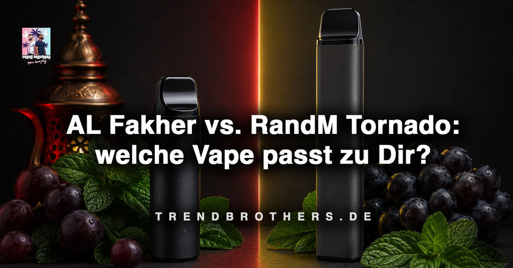 AL Fakher vs. RandM Tornado: welche Vape passt zu Dir?