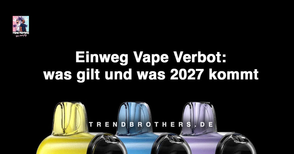 Einweg Vape Verbot: was gilt und was 2027 kommt