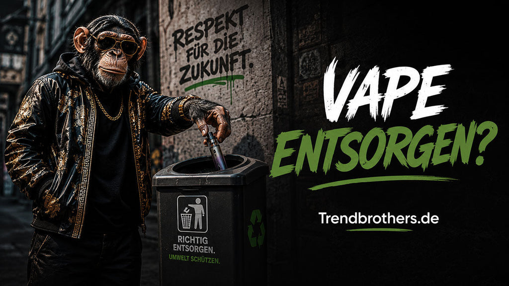 Einweg Vape & E-Zigarette richtig entsorgen – so geht's