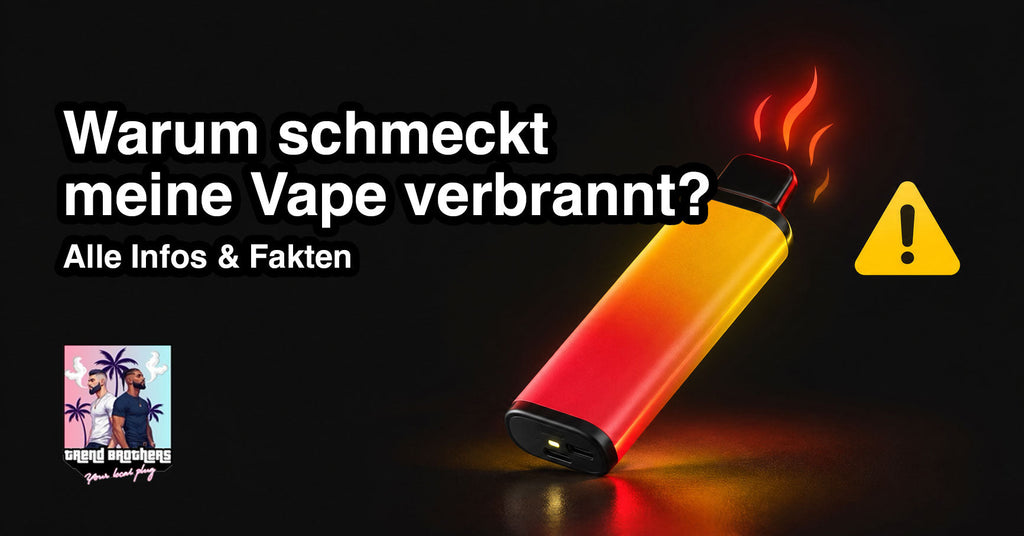 Vape schmeckt verbrannt: Ursachen und was Du tun kannst