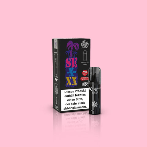 SEXXXX Prefilled Vape Pod - 20mg Nicotine (Mesh Coil)