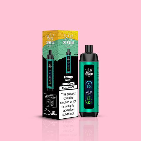 Al Fakher 8000 Crown Bar – Lemon Mint | Dual Mode Einweg Vape kaufen