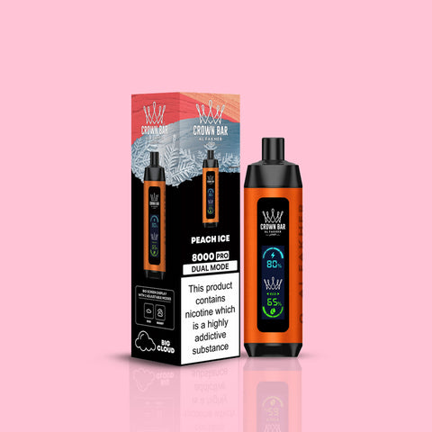 Al Fakher 8000 Crown Bar – Peach Ice | Dual Mode Einweg Vape kaufen