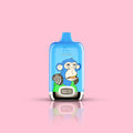 RandM Tornado 12000 (Fumot) Blueberry Raspberry Einweg-Vape mit Heidelbeer-Himbeer-Mix, 12.000 Züge, 20 ml, 20 mg/ml